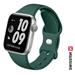 SWISSTEN ŘEMÍNEK PRO APPLE WATCH SILIKONOVÝ 42 / 44 / 45 / 49 mm ZELENÝ