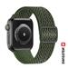 SWISSTEN ŘEMÍNEK PRO APPLE WATCH NYLONOVÝ 42 / 44 / 45 / 49 mm KHAKI (se sponou)