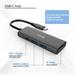 SWISSTEN USB-C HUB 4-IN-1 (USB-C 100W, HDMI 4K, 2x USB-A) ALUMINIUM