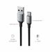 DATOVÝ KABEL SWISSTEN TEXTILE II USB / USB-C 1,5 M ČERNÝ