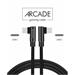 TEXTILNÍ DATOVÝ KABEL SWISSTEN ARCADE USB-C / USB-C 1,2 M ČERNÝ