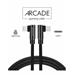 TEXTILNÍ DATOVÝ KABEL SWISSTEN ARCADE USB-C / LIGHTNING 1,2 M ČERNÝ