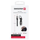 SWISSTEN MAGNETICKÝ KEYCHAIN KABEL USB-C / USB-C 9,7 CM