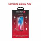 SKLO SWISSTEN FULL GLUE, COLOR FRAME, CASE FRIENDLY PRO SAMSUNG GALAXY A36 ČERNÉ