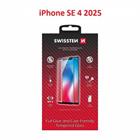 SKLO SWISSTEN FULL GLUE, COLOR FRAME, CASE FRIENDLY PRO APPLE IPHONE SE 4 2025 ČERNÉ