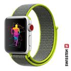 SWISSTEN ŘEMÍNEK PRO APPLE WATCH NYLONOVÝ 38 / 40 / 41 mm ZÁŘIVĚ ZELENÝ